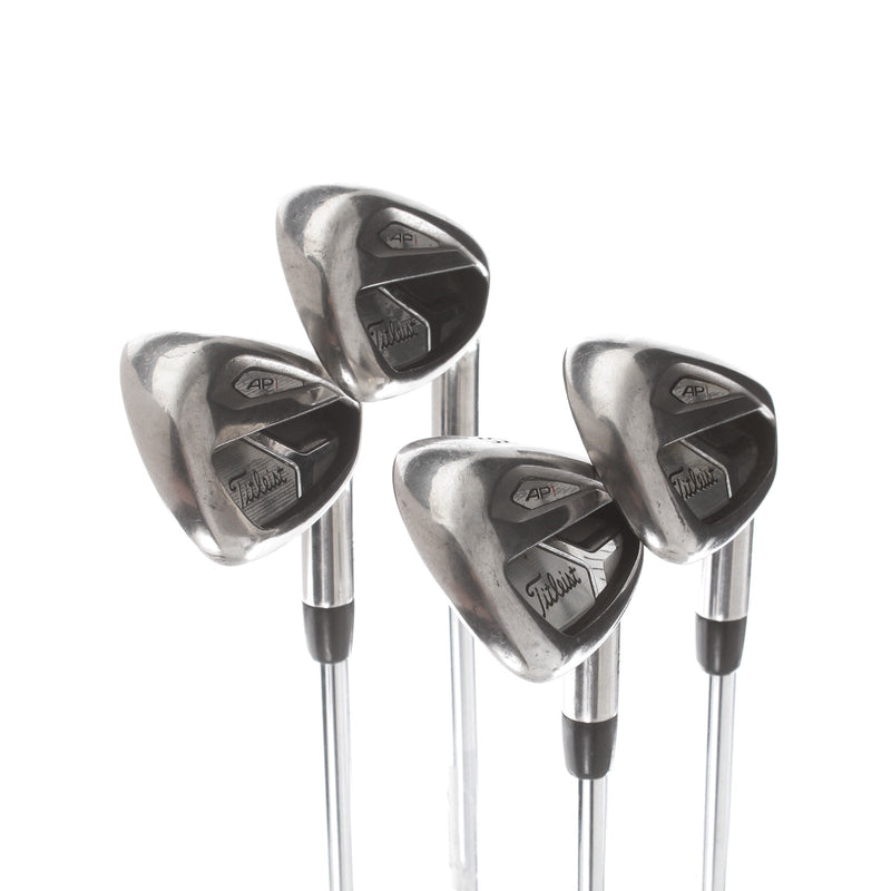 Titleist AP1 718 Steel Mens Right Hand Irons 8-GW Stiff - True Temper AMT S300 Red