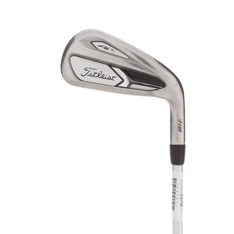 Titleist AP1 718 Steel Mens Right Hand 4 Iron Stiff - True Temper AMT S300 Red