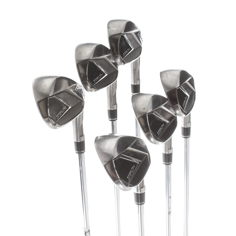 TaylorMade Stealth Steel Mens Right Hand Irons 5-PW Regular - KBS