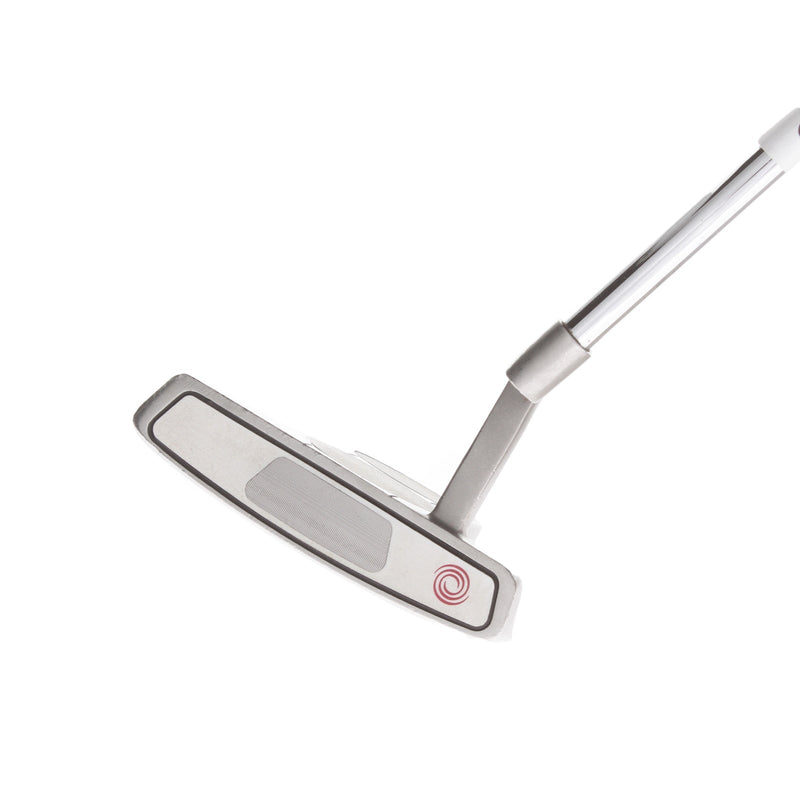 Odyssey White Steel 2-Ball Blade Mens Right Hand Putter 34" Mallet - Golf Pride