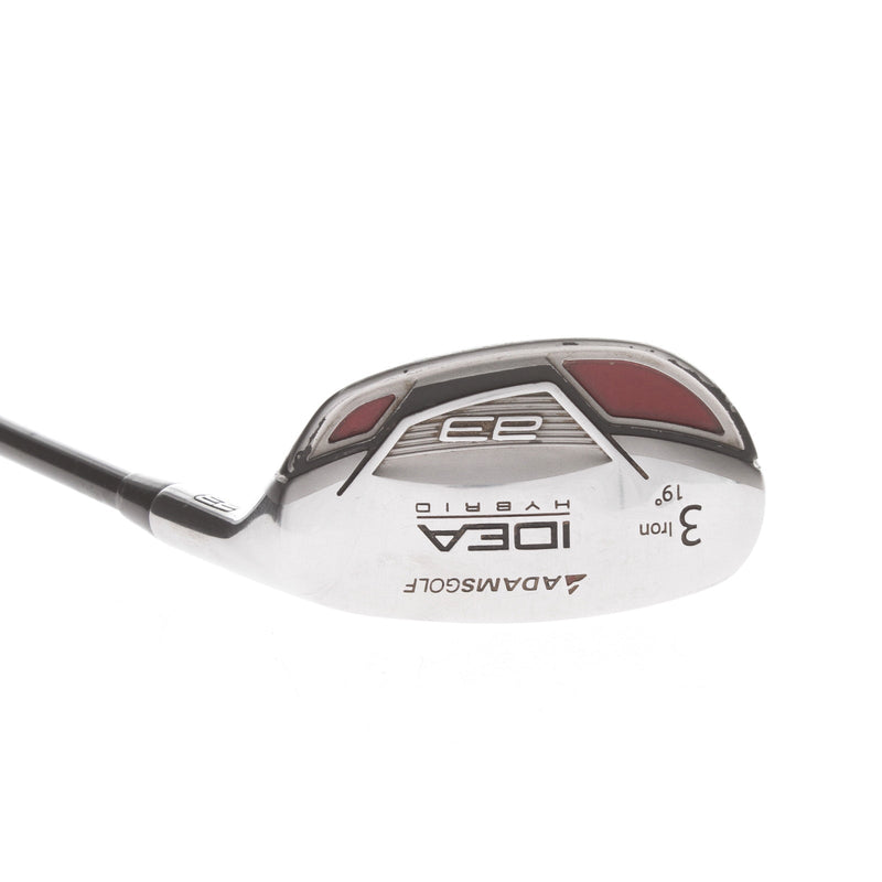 Adams Idea A3 Graphite Mens Right Hand 3 Hybrid 19* Regular - ProLaunch Red