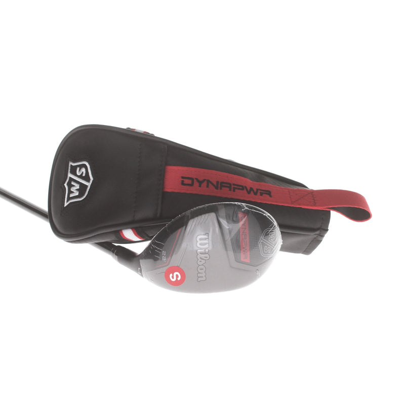 Wilson Dynapower Graphite Mens Right Hand 4 Hybrid 22* Stiff - HZRDUS Smoke RDX Red 80g
