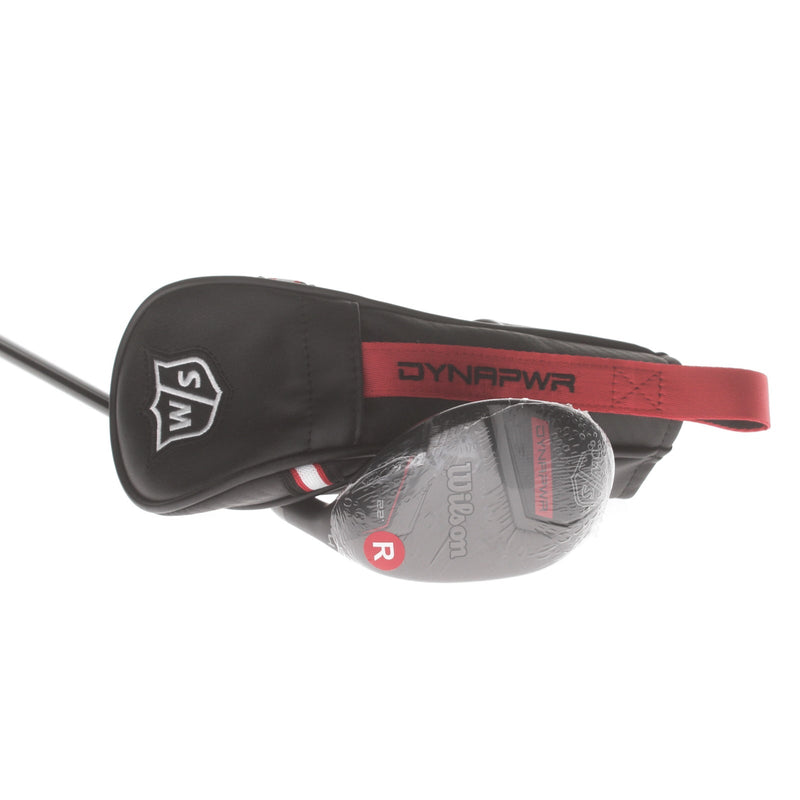 Wilson Dynapower Graphite Mens Right Hand 4 Hybrid 22* Regular - HZRDUS Smoke RDX Red 70g