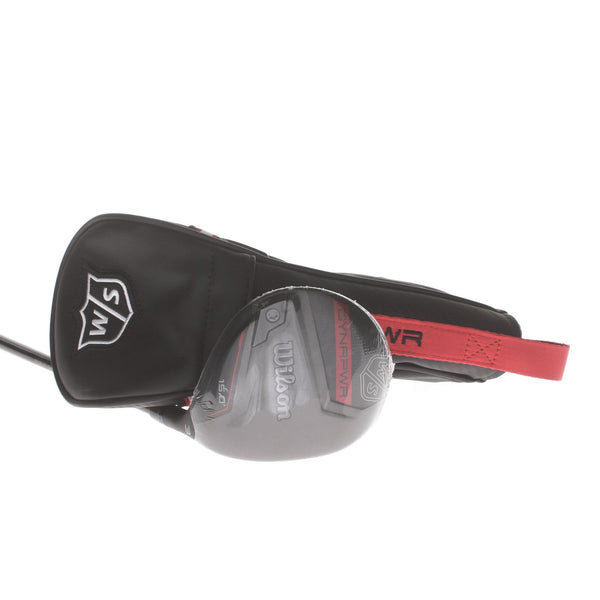 Wilson Dynapower Graphite Mens Right Hand Fairway 3 Wood 15* Stiff - HZRDUS Smoke RDX Black 70g