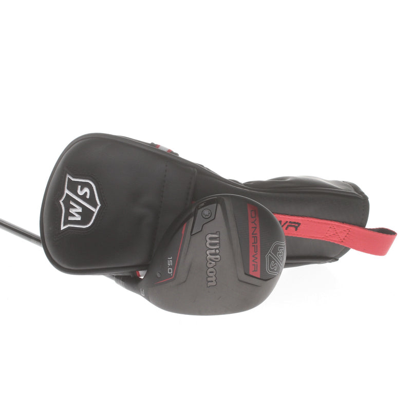 Wilson Dynapower Graphite Mens Right Hand Fairway 3 Wood 15* Stiff - HZRDUS Smoke RDX Black 70g