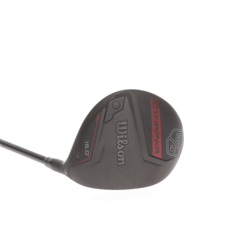 Wilson Dynapower Graphite Mens Right Hand Fairway 3 Wood 15* Stiff - HZRDUS Smoke RDX Black 70g