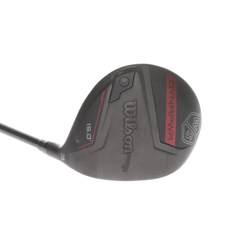 Wilson Dynapower Graphite Mens Right Hand Fairway 3 Wood 15* Stiff - HZRDUS Smoke RDX Red 50g