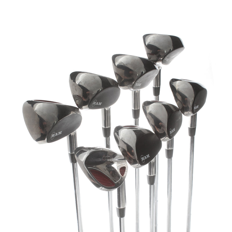 Ram Laser Steel Mens Right Hand Irons 4-SW Regular - Ram