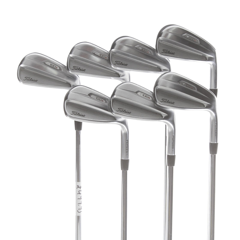 Titleist T100s 2021 Steel Mens Right Hand Irons 4-PW Regular - Project X LZ 5.5 115g