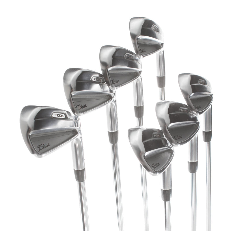 Titleist T100s 2021 Steel Mens Right Hand Irons 4-PW Regular - Project X LZ 5.5 115g