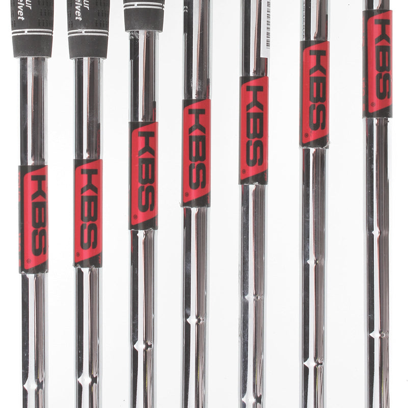 Takomo Iron 101 Steel Mens Left Hand Irons 4-PW -0.25" Stiff - KBS Tour 120