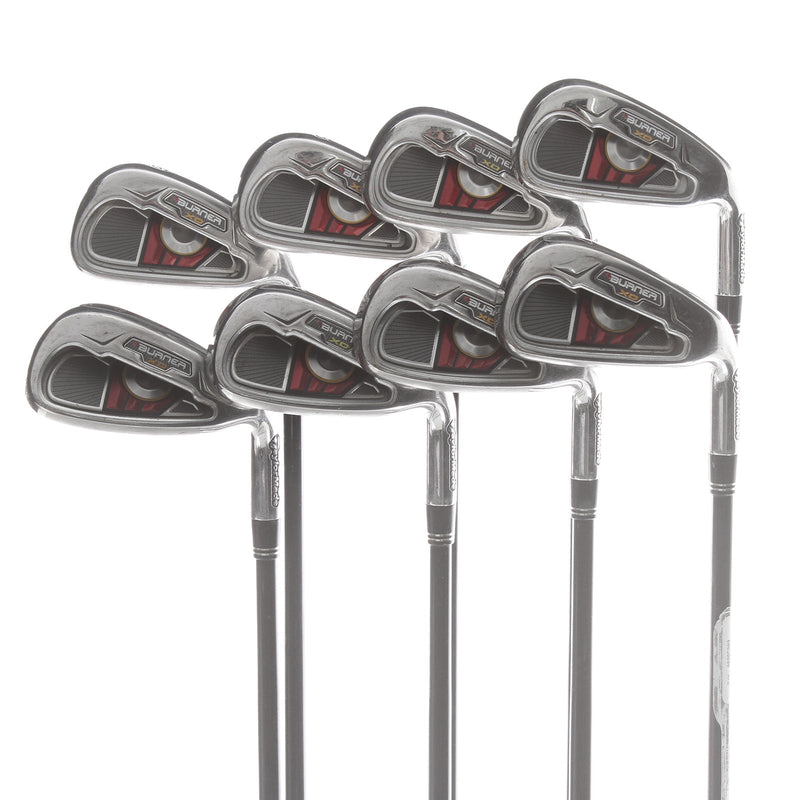 TaylorMade Burner XD Graphite Mens Right Hand Irons 3-PW Stiff - REAX 65