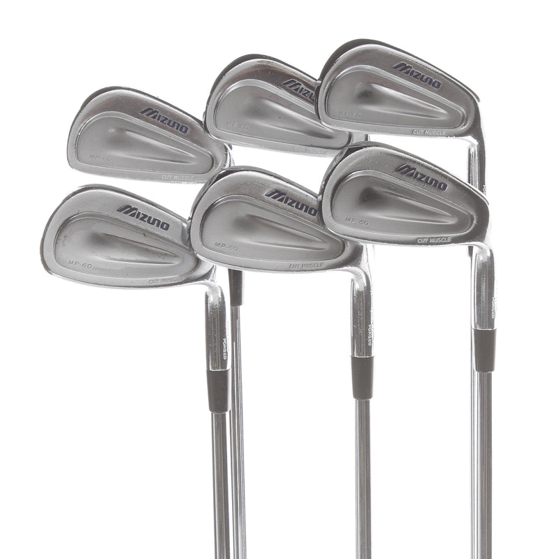 Mizuno MP-60 Steel Mens Right Hand Irons 5-PW Stiff - N.S.Pro 950GH