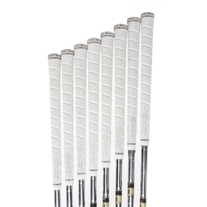 Ping S57 Steel Mens Left Hand Irons 3-PW Black Dot Stiff - Dynamic Gold S300