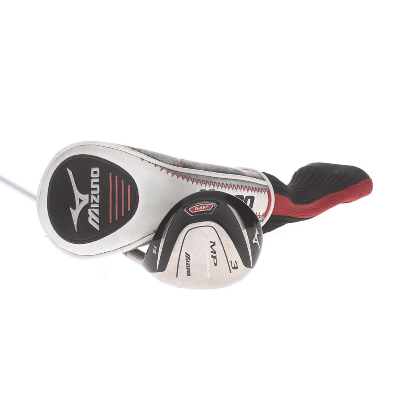 Mizuno MP Titanium Graphite Mens Right Hand Fairway 3 Wood 15* Stiff - Fubuki 74 MTS