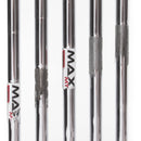 TaylorMade Sim2 Max Steel Mens Left Hand Irons 5-9 Regular - KBS Max MT 85