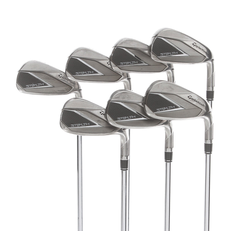 TaylorMade Stealth Steel Mens Right Hand Irons 4-PW Stiff - KBS Tour Lite