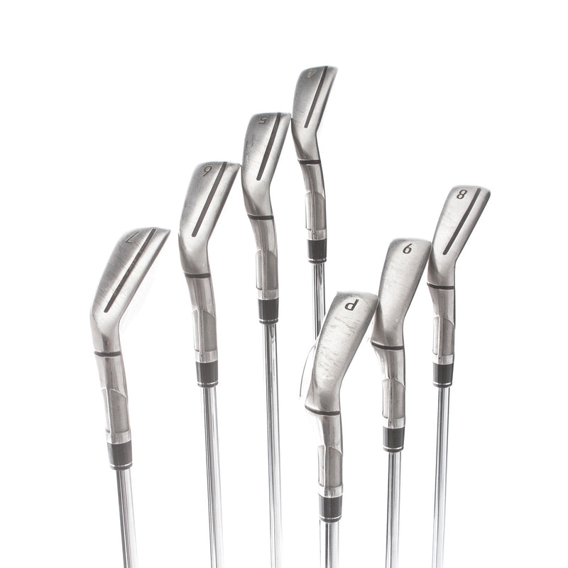 TaylorMade Stealth Steel Mens Right Hand Irons 4-PW Stiff - KBS Tour Lite