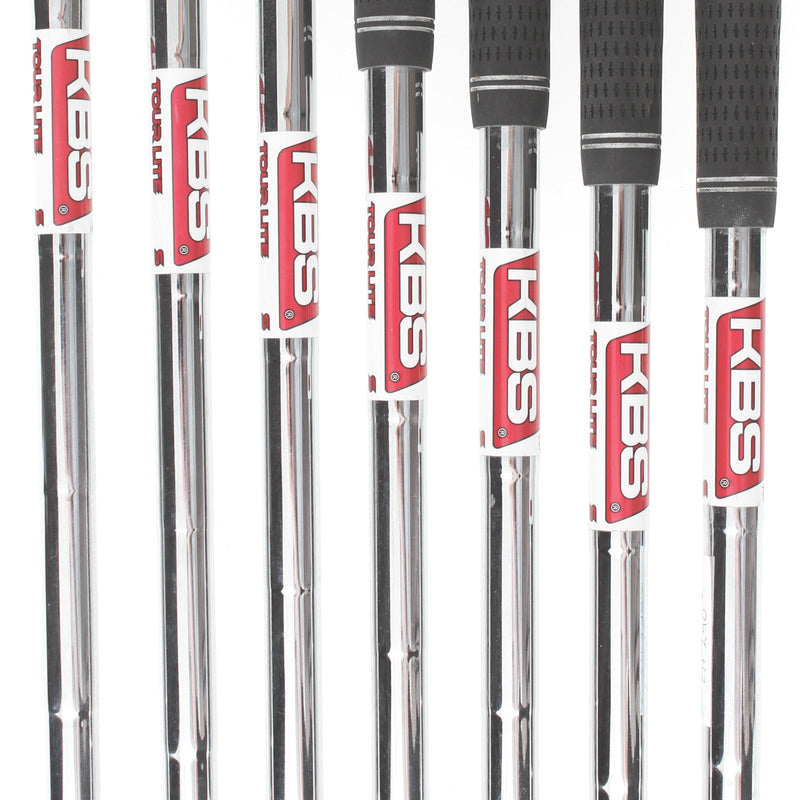 TaylorMade Stealth Steel Mens Right Hand Irons 4-PW Stiff - KBS Tour Lite