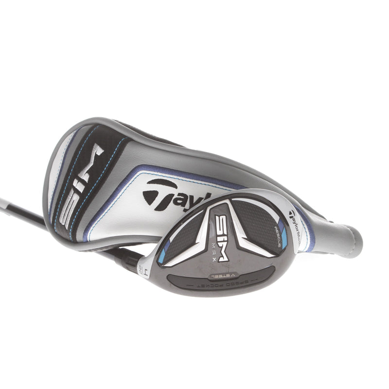 TaylorMade Sim Max Graphite Mens Right Hand 4 Hybrid 22* Senior - Fujikura Ventus 5-A