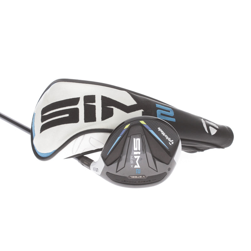 TaylorMade Sim 2 Max Graphite Mens Right Hand Fairway 5 Wood 18* Stiff - Fujikura Ventus 6-S