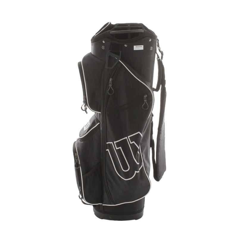 Wilson Cart Bag - Black/Whte
