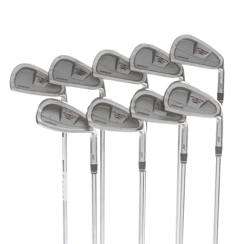 Mizuno T-Zoid Oversize Steel Mens Right Hand Irons 3-SW Regular - True Temper Release Sensicore