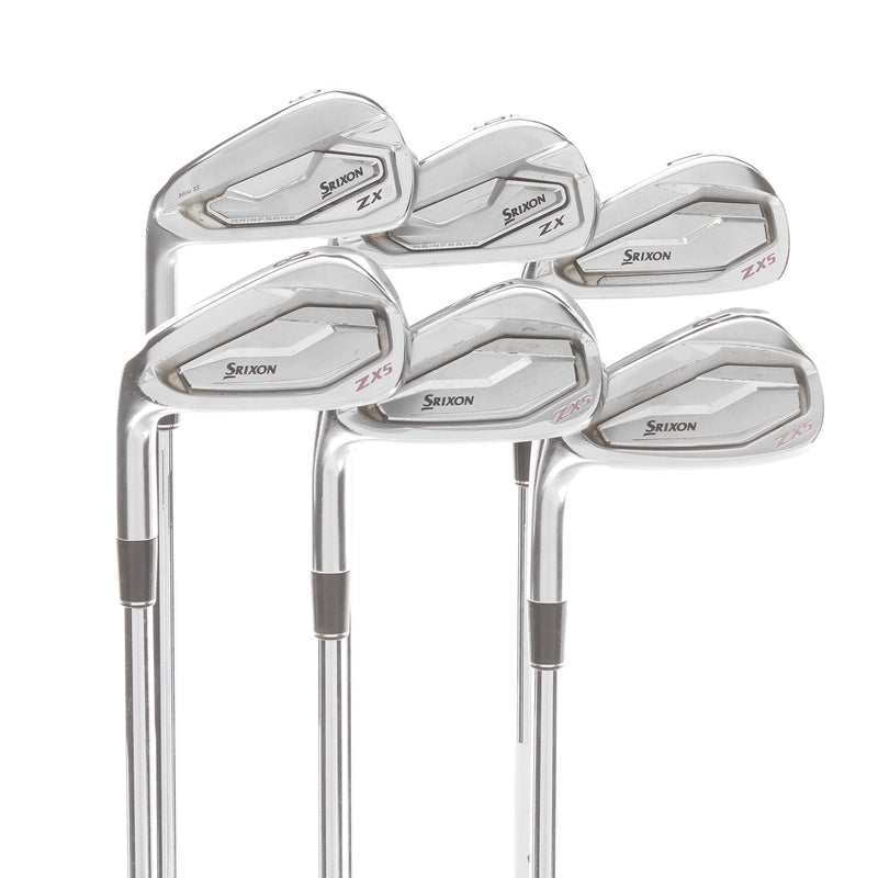 Srixon ZX5 Combo Steel Mens Left Hand Irons 5-PW Regular - NSPro 950GH Neo