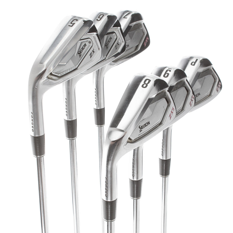Srixon ZX5 Combo Steel Mens Left Hand Irons 5-PW Regular - NSPro 950GH Neo