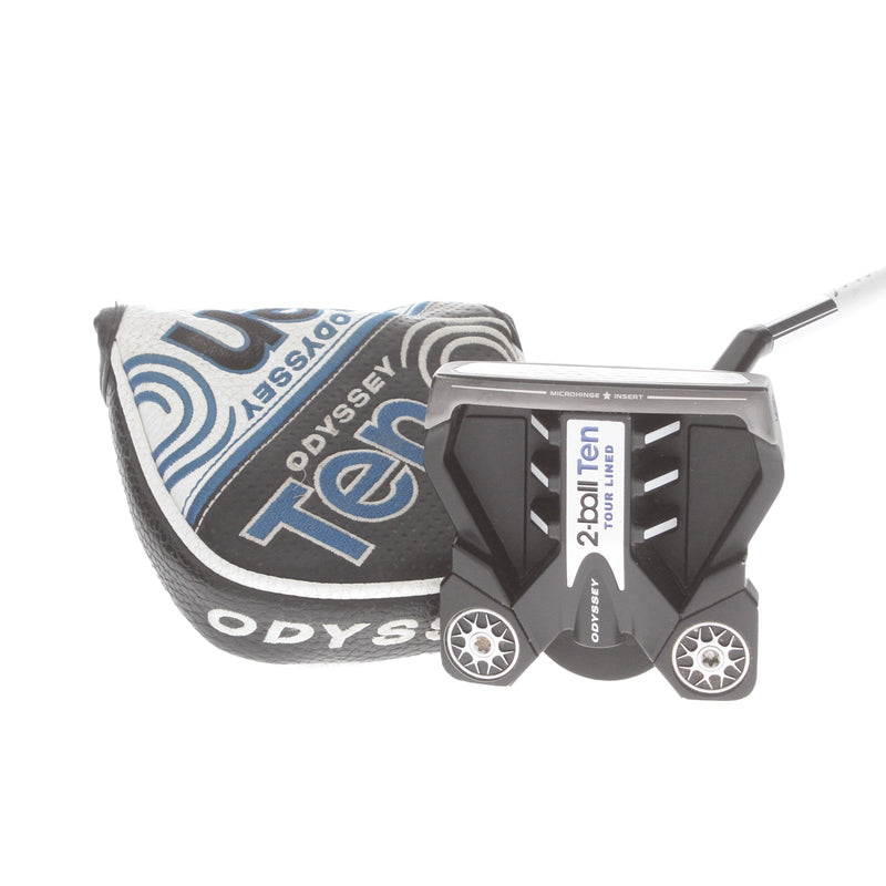 Odyssey 2-Ball Ten Tour Lined Mens Right Hand Putter 34" Mallet - Odyssey
