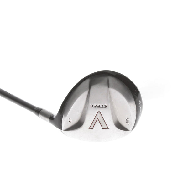 TaylorMade V Steel Graphite Mens Right Hand Fairway 3 Wood 15* Regular - TaylorMade