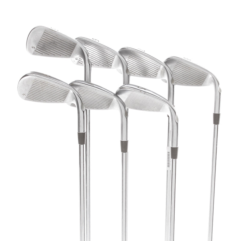 Ping G400 Steel Mens Left Hand Irons 5-SW Red Dot 1* Flat Regular - Ping AWT 2.0