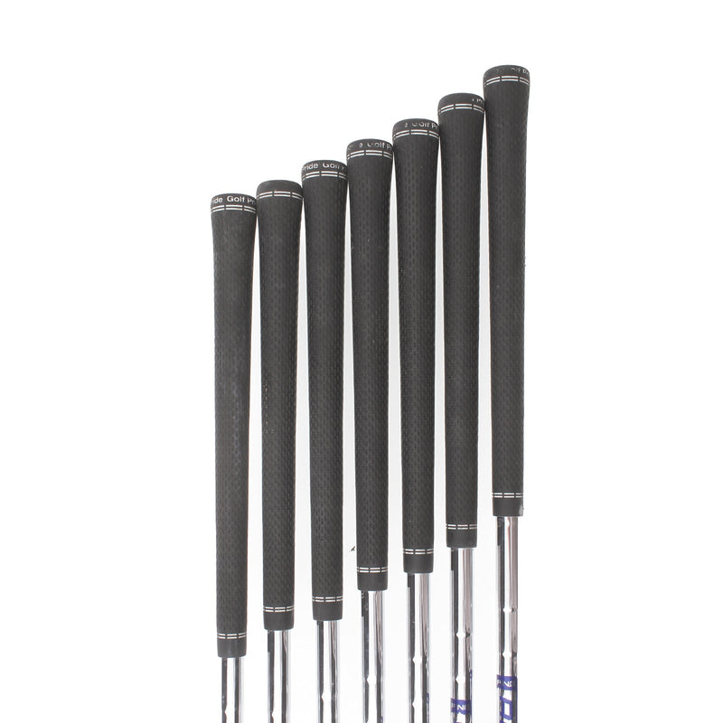 Ping G400 Steel Mens Left Hand Irons 5-SW Red Dot 1* Flat Regular - Ping AWT 2.0