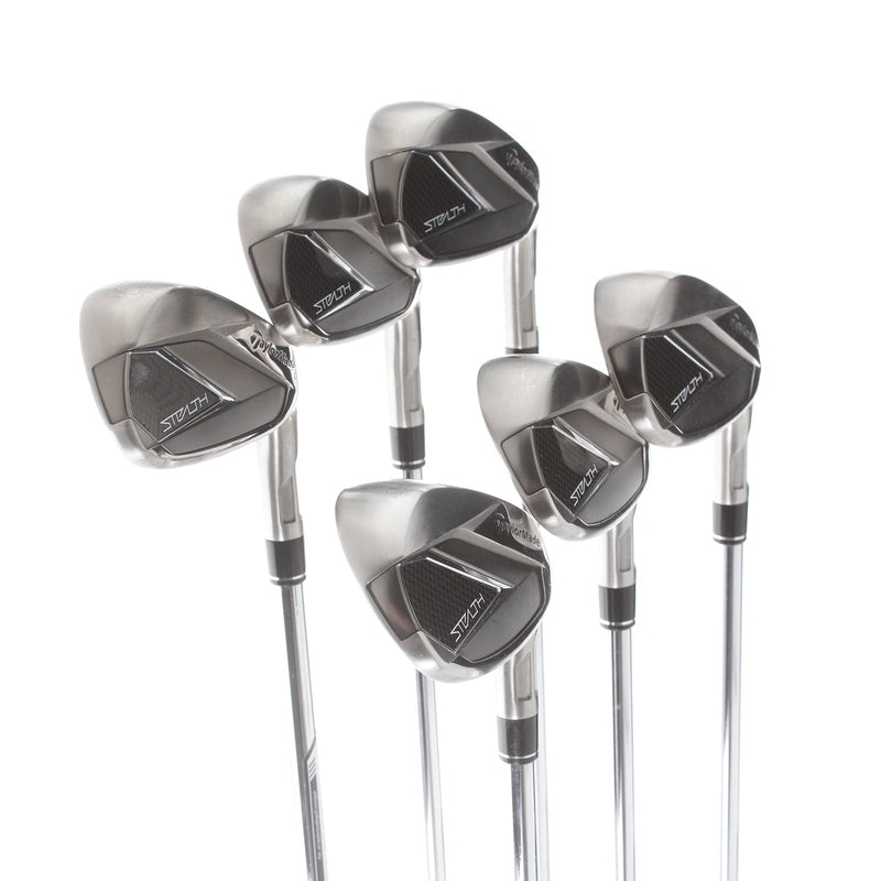 TaylorMade Stealth Steel Mens Right Hand Irons 5-PW Regular - KBS Max 85