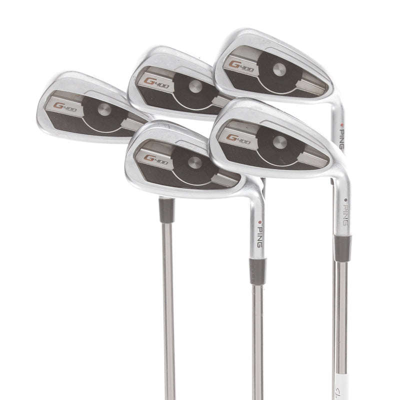 Ping G400 Steel Mens Right Hand Irons 6-PW Red Dot 1* Flat Senior - UST Mamiya Recoil 660 F2