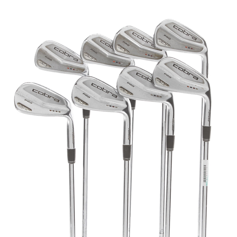 Cobra Amp Cell Pro Steel Mens Right Hand Irons 3-PW Stiff - Dynamic Gold S300