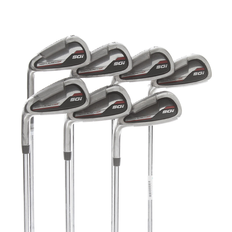 Wilson Profile SGI Steel Mens Left Hand Irons 5-SW Regular - Prostaff SGI