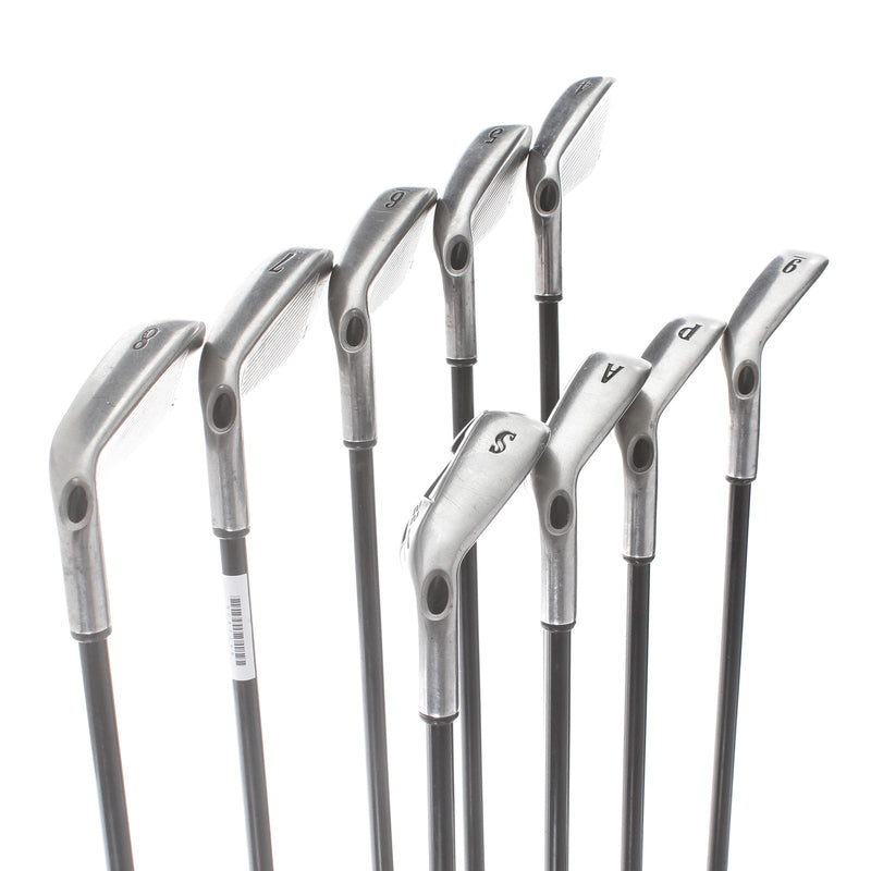 Callaway X-22 Graphite Mens Right Hand Irons 4-PW+AW+SW Senior - Callaway