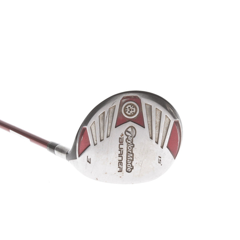 TaylorMade Burner Graphite Mens Right Hand Fairway 3 Wood 15* Regular - TaylorMade REAX Superfast FW