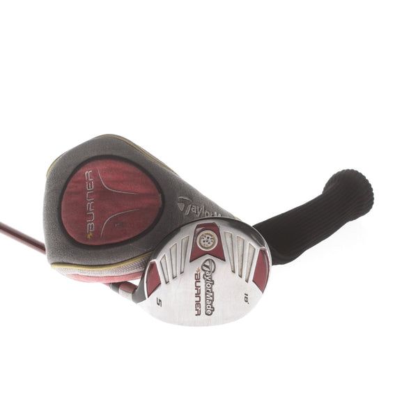TaylorMade Burner Graphite Mens Right Hand Fairway 5 Wood 18* Regular - TaylorMade REAX Superfast FW