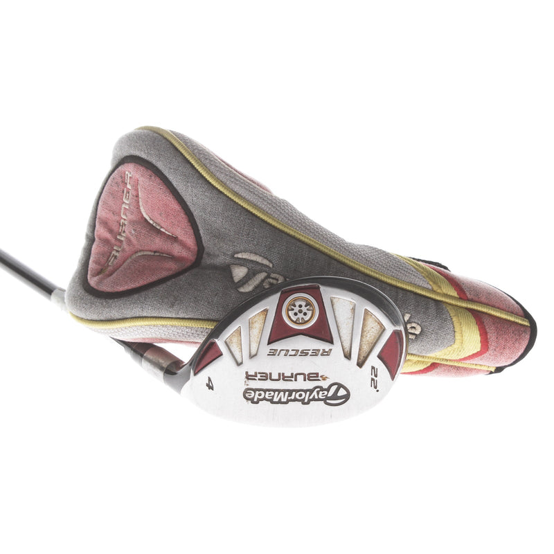 TaylorMade Burner Graphite Mens Right Hand 4 Hybrid 22* Regular - TaylorMade REAX Superfast 65G