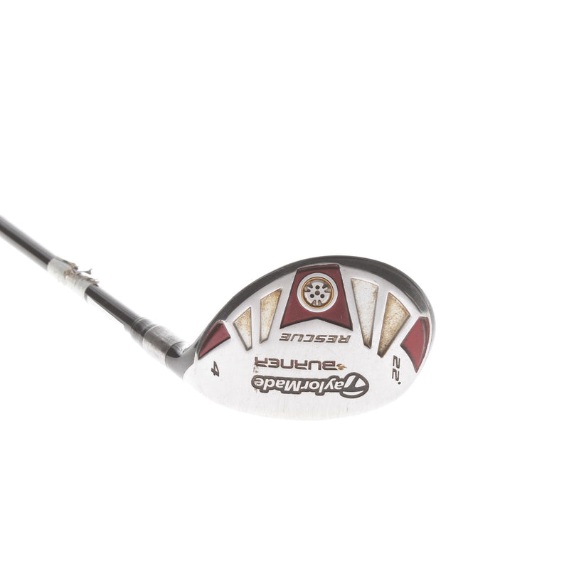 TaylorMade Burner Graphite Mens Right Hand 4 Hybrid 22* Regular - TaylorMade REAX Superfast 65G