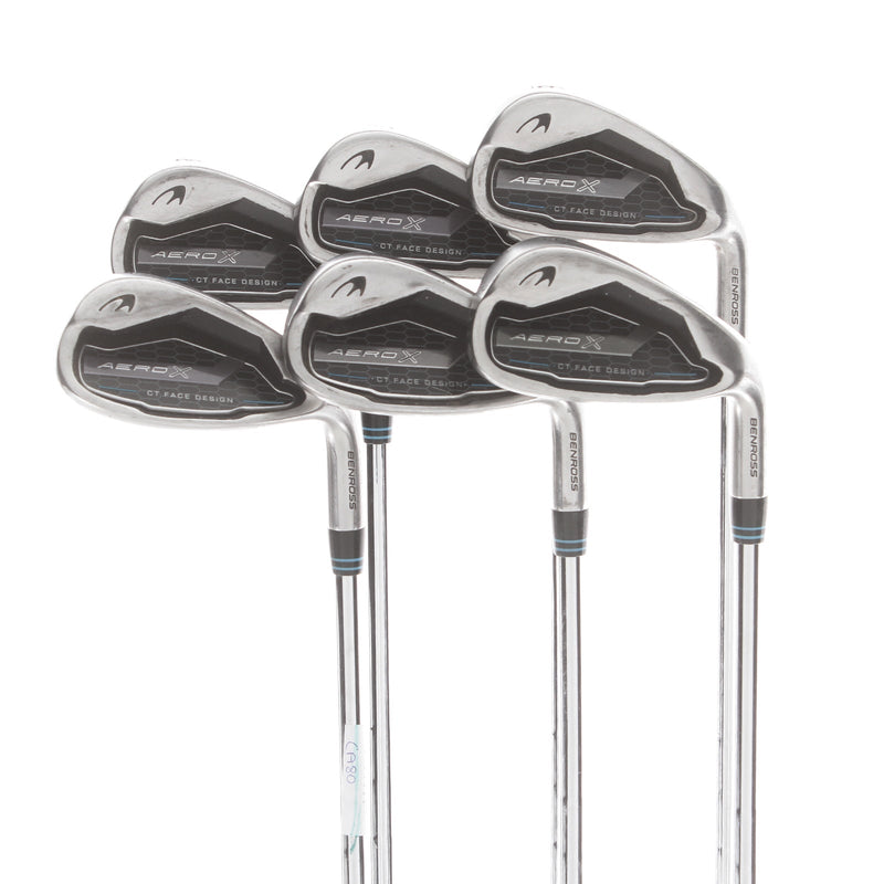 Benross Aero X Steel Mens Right Hand Irons 6-SW Stiff - KBS Tour 105