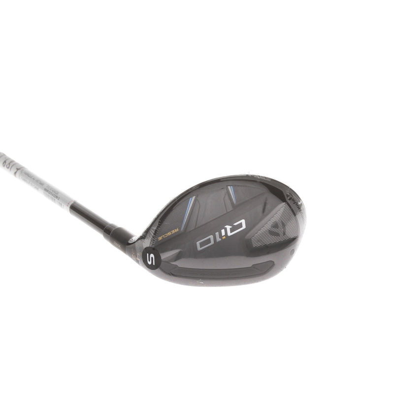 TaylorMade Qi10 Graphite Mens Right Hand 4 Hybrid 22* Stiff - Fujikura Ventus TR HB 7-S