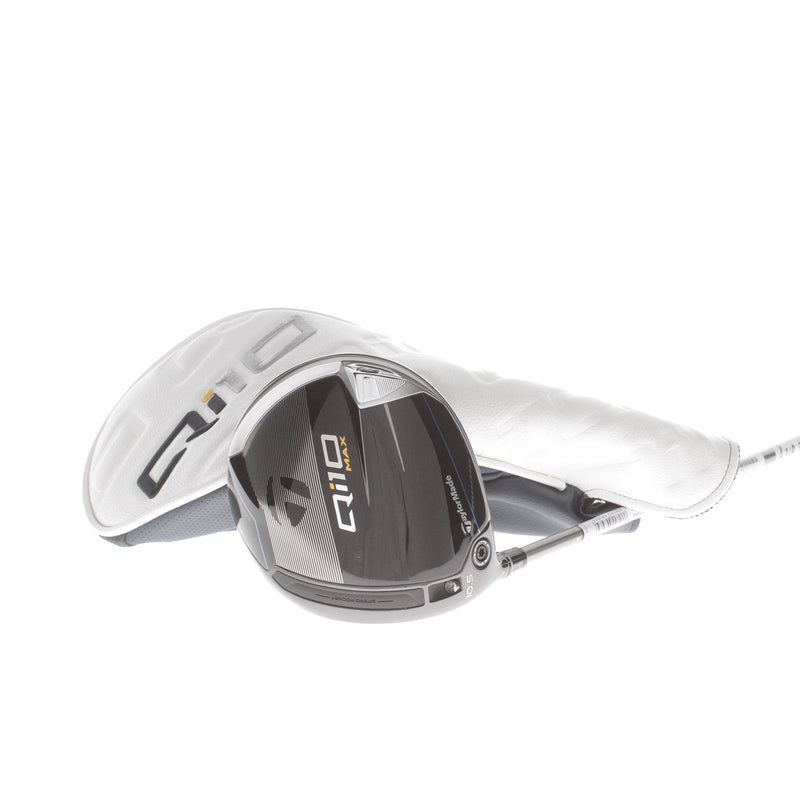 TaylorMade Qi10 Max Graphite Mens Left Hand Driver 10.5* Senior - Fujikura Speeder NX 50-A