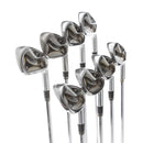 TaylorMade r7 TP Steel Mens Right Hand Irons 3-PW Regular - Project X Rifle 5.5