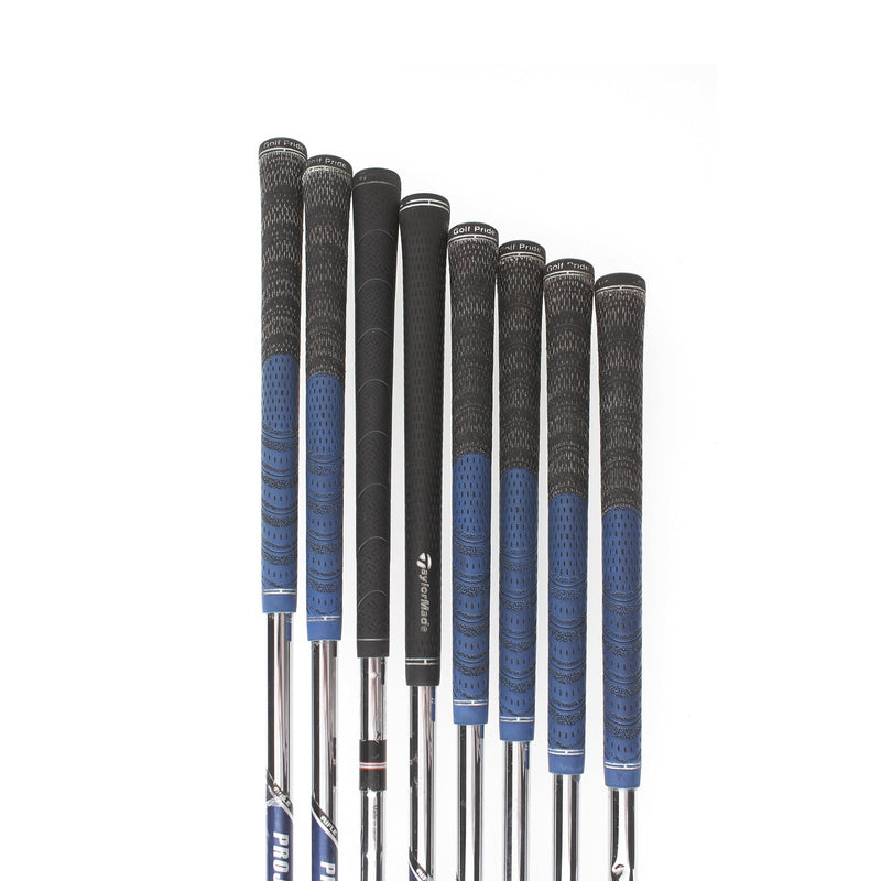 TaylorMade r7 TP Steel Mens Right Hand Irons 3-PW Regular - Project X Rifle 5.5