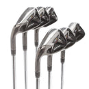 TaylorMade M2 Steel Mens Left Hand Irons 5-PW Regular - KBS Tour