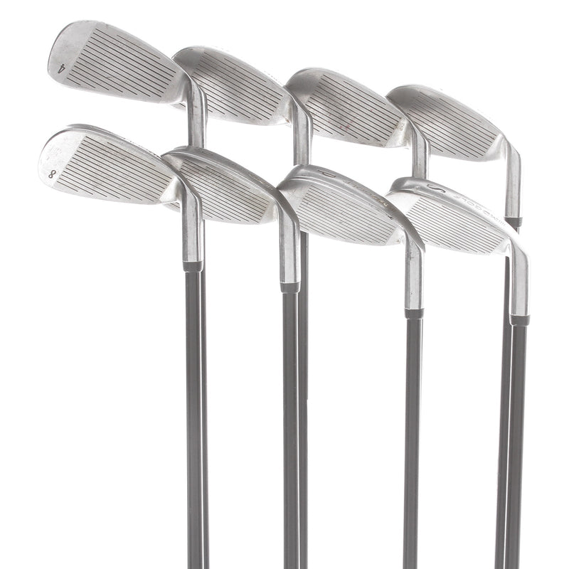 MD Golf Tour Oversize Graphite Mens Left Hand Irons 4-SW Senior - UST Mamiya