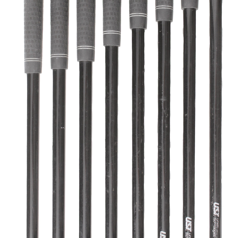 MD Golf Tour Oversize Graphite Mens Left Hand Irons 4-SW Senior - UST Mamiya
